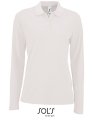 Dames Polo Sols Long-Sleeve Perfect Wit